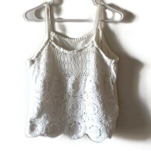 White Lace Tank Top